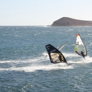 gybing in medano bay